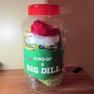 XL barrel of pickles dog toys kind of a big dill Christmas 2024 petco NIP (T362)